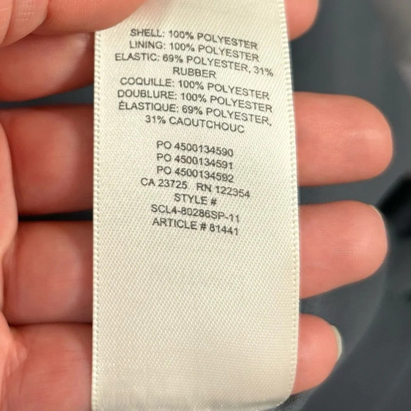 Aritzia Wilfred Tempest Mini Dress Smocked bodice Chiffon Puff Sleeve Purple - Picture 12 of 16